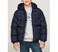 Tommy Hilfiger Abrigo de niño acolchado con capucha. Azul 8 Años (8)