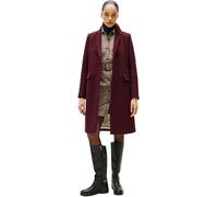 Tommy Hilfiger Abrigo Mujer Classic Wool con una tira de botones, Rojo (Deep Burgundy), 40