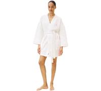 Tommy Hilfiger Albornoz Mujer Quilted Robe corto, Marfil (Ivory), S