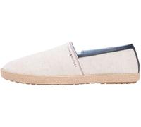 Tommy Hilfiger Alpargata Hilfiger Chambray FM0FM05793 para Hombre, Color Blanco (Crudo), 10.5