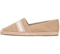 Tommy Hilfiger Alpargata Hilfiger Webbing FW0FW09334 para Mujer, Color Caqui (Lona Safari), 4
