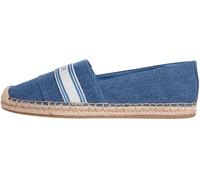 Tommy Hilfiger Alpargata Hilfiger Webbing FW0FW09334 para Mujer, Color Mezclilla (Denim), 7