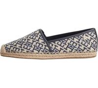 Tommy Hilfiger Alpargata TH Monogram Jacquard FW0FW09501 para Mujer, Color Azul, 3.5