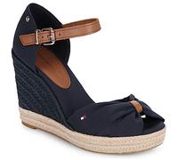 Tommy Hilfiger Alpargatas BASIC OPEN TOE HIGH WEDGE in Marino 41