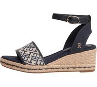 Tommy Hilfiger Alpargatas de cuña TH Mid Espad Jacquard FW0FW09519 para Mujer, Azul, 6