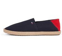 Tommy Hilfiger Alpargatas Hombre Core Textile con Logotipo, Azul (Desert Sky), 42