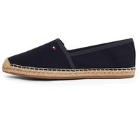 Tommy Hilfiger Alpargatas Mujer Essential Flag Canvas con logotipo, Azul (Space Blue), 38