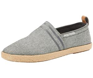 Tommy Hilfiger Alpargatas para Hombre Basic Tommy Flat Calzado de Tela, Negro (Black), 40