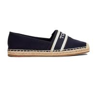 Tommy Hilfiger Alpargatas para Mujer Espadrilles Calzado de Tela, Azul (Space Blue), 40