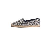 TOMMY HILFIGER Alpargatas 'TH Monogram Plaque' beige / marino / ópalo 36 beige / marino / ópalo