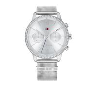 Tommy Hilfiger Analogue Multifunction Quartz Watch for Women with Stainless Steel Mesh Bracelet