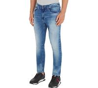 Tommy Hilfiger Austin Slim Tapered Wlbs Dm0dm09555 Pantalones de Mezclilla, Azul (Wilson Light Blue Stretch), 27W / 34L Hombre