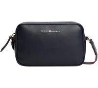 Tommy Hilfiger Aw0aw17689 Crossover - Bolso para cámara con logotipo para mujer, talla única, Azul (azul espacial), One Size