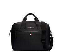 Tommy Hilfiger Maletín para portátil Hombre Essential PU Computer Bag 14 pulgadas, Negro (Black), Talla Única