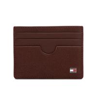 TOMMY HILFIGER BAGS Carteras y monederos para hombre Tarjetero de piel con logo esmaltado