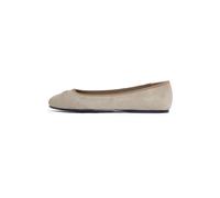 Tommy Hilfiger Bailarinas Mujer Hardware de Ante, Beige (Coastal Taupe), 40