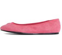 Tommy Hilfiger Bailarinas Mujer Hardware de Ante, Rosa (Hibiscus Pink), 41