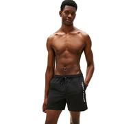 Tommy Hilfiger Bañador Hombre Medium Drawstring con Bolsillos con Cremallera, Negro (Black), S
