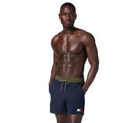 Tommy Hilfiger Bañador Hombre Medium Drawstring con cintura ajustable, Azul (Desert Sky), S