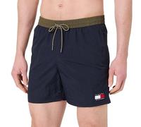 Tommy Hilfiger Bañador Hombre Medium Drawstring con Cintura Ajustable, Azul (Desert Sky), XL