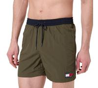 Tommy Hilfiger Bañador Hombre Medium Drawstring con cintura ajustable, Verde (Army Green), S