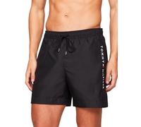 Tommy Hilfiger Bañador Hombre Medium Drawstring Pernera Media, Negro (Black), XL