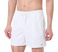 Tommy Hilfiger Bañador Hombre Medium Drawstring Tape con cintura ajustable, Blanco (Th Optic White), XL