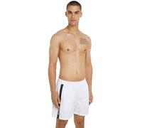 Tommy Hilfiger Bañador Hombre Medium Drawstring Tape Pernera media, Blanco (White), XL
