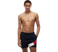 Tommy Hilfiger Bañador para Hombre SF Medium Drawstring Pernera Media, Azul (Desert Sky), S