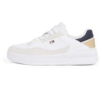 Tommy Hilfiger Basketball Sneaker Mujer Metallic Calzado, Blanco (White), 41