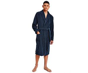 Tommy Hilfiger Bata de toalla para hombre, azul (marino), XXL