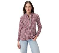 Tommy Hilfiger Blouse Casual Check Roll Tab Long Sleeve Camisa, Multicolor, XS Mujeres