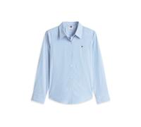 Tommy Hilfiger ESS Poplin Regular Shirt Ww0Ww47169 Camisa L/S, Blue (Classic Ithaca STP Mesmerizing Blue), 72 para Mujer