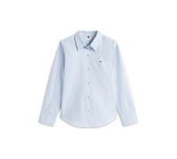 TOMMY HILFIGER Blusa 'Regular Fit Flag Embroidery' azul claro S azul claro