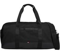 Tommy Hilfiger Bolsa Duffle Hombre Nylon Travel Bolsa Fin de Semana, Negro (Black), Talla Única