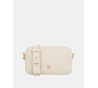 Tommy Hilfiger Bolso bandolera Mujer Chic Flap Crossover pequeño, Beige (Classic Beige), Talla Única