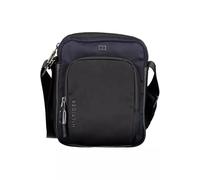 Tommy Hilfiger Bolso bandolera de poliuretano azul, Azul