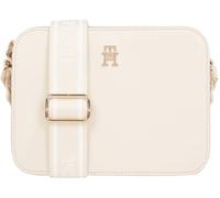 Tommy Hilfiger Bolso bandolera Mujer Logotape Camera Bag con correa ancha, Beige (Sugarcane), Talla Única