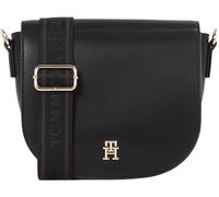 Tommy Hilfiger Bolso bandolera Mujer Logotape con correa ancha, Negro (Black), Talla Única