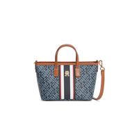 TOMMY HILFIGER Bolso de mano 'MONOPLAY' azul / azul oscuro / cognac / rojo / blanco One Size azul / azul oscuro / cognac / rojo / blanco