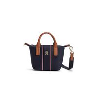 TOMMY HILFIGER Bolso de mano 'POPETTE' marino / marrón / oro One Size marino / marrón / oro
