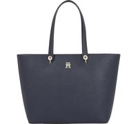Tommy Hilfiger Bolso Tote Mujer Emblem grande, Azul (Space Blue), Talla Única