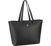 Tommy Hilfiger Bolso tote Emblem grande Mujer Negro Talla Única