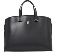 Tommy Hilfiger Bolso Tote Mujer Modern con compartimentos, Negro (Black), Talla Única