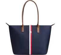 Tommy Hilfiger Bolso tote Popette para mujer, AW0AW19027, color azul (azul espacial), talla única