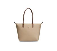 Tommy Hilfiger Bolso Popette Aw0aw17711 para mujer, Beige (rábano picante), One Size