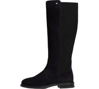 Tommy Hilfiger Botas altas Chelsea Fw0fw09574High de ante con bandera esmaltada para mujer, Azul azul espacial, 41 EU