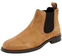 Tommy Hilfiger Core RWB Hilfiger Suede Chelsea (FM0FM04757, Botines Hombre, Marrón (Sahara), 40 EU
