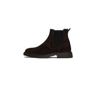 Tommy Hilfiger Botas Chelsea Hombre Comfort elegantes, Marrón (Dark Coffee), 45