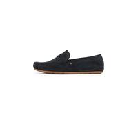Tommy Hilfiger Botas de Ante Loafer para Hombre, Azul (Desert Sky), 46